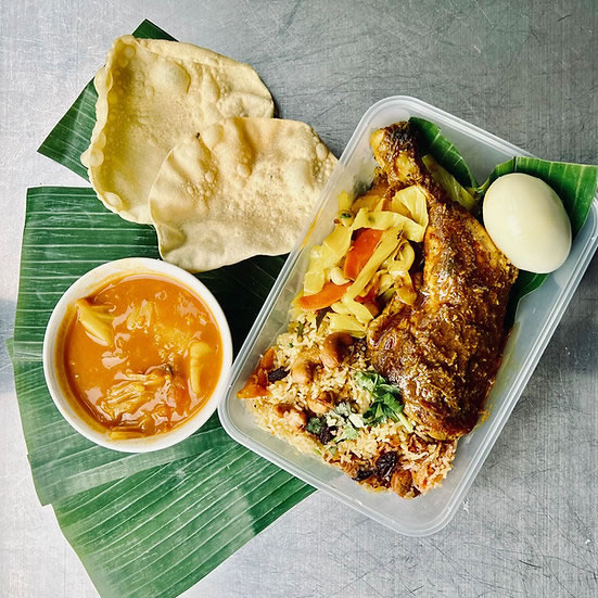 Chicken Rendang Briyani Chicken Rendang Briyani